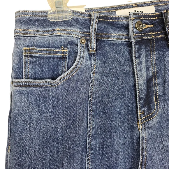 NWT Mica Jeans - High Rise Wide Leg Blue Denim Womens Jeans - Picture 5 of 16